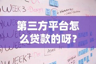 第三方平台怎么贷款的呀?一文详解申请流程与注意事项 第三方平台怎么贷款的呀?一文详解申请流程与注意事项