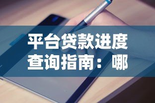 平台贷款进度查询指南:哪里查看申请状态 平台贷款进度查询指南:哪里查看申请状态