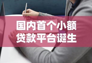 国内首个小额贷款平台诞生与发展全解析