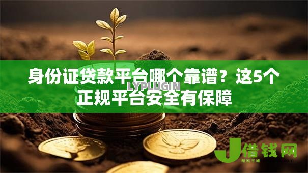 身份证贷款平台哪个靠谱?这5个正规平台安全有保障 身份证贷款平台哪个靠谱?这5个正规平台安全有保障
