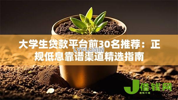 大学生贷款平台前30名推荐:正规低息靠谱渠道精选指南 大学生贷款平台前30名推荐:正规低息靠谱渠道精选指南