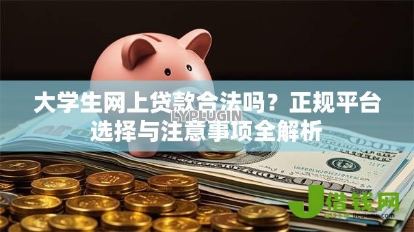 大学生网上贷款合法吗？正规平台选择与注意事项全解析