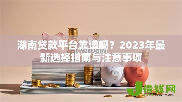 湖南贷款平台靠谱吗？2023年最新选择指南与注意事项