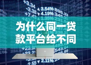 为什么同一贷款平台给不同人利率不一样? 为什么同一贷款平台给不同人利率不一样?