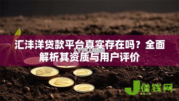 汇沣洋贷款平台真实存在吗？全面解析其资质与用户评价