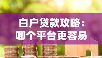 白户贷款攻略:哪个平台更容易下款? 白户贷款攻略:哪个平台更容易下款?