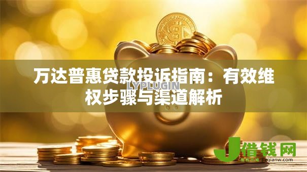 万达普惠贷款投诉指南：有效维权步骤与渠道解析