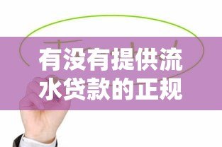 有没有提供流水贷款的正规平台？这10个渠道值得了解