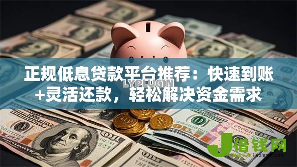 正规低息贷款平台推荐：快速到账+灵活还款，轻松解决资金需求