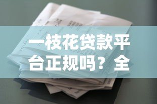 一枝花贷款平台正规吗？全面解析资质、利率与用户评价