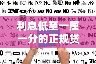 利息低至一厘一分的正规贷款平台推荐与申请指南 利息低至一厘一分的正规贷款平台推荐与申请指南