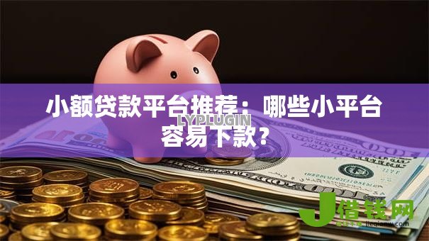 小额贷款平台推荐：哪些小平台容易下款？