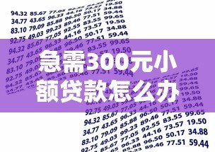 急需300元小额贷款怎么办？这5个正规平台快速解决资金难题