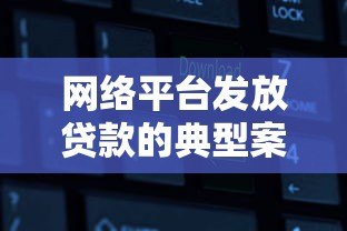 网络平台发放贷款的典型案例解析