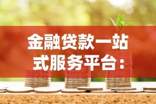 金融贷款一站式服务平台:省时省力的贷款解决方案 金融贷款一站式服务平台:省时省力的贷款解决方案