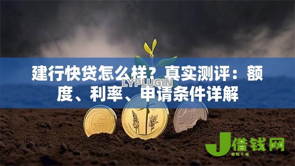 建行快贷怎么样？真实测评：额度、利率、申请条件详解