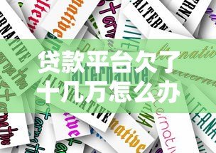 贷款平台欠了十几万怎么办？真实应对策略解析