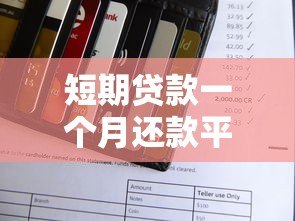 短期贷款一个月还款平台推荐及申请指南