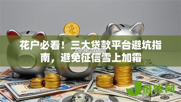 花户必看!三大贷款平台避坑指南,避免征信雪上加霜 花户必看!三大贷款平台避坑指南,避免征信雪上加霜