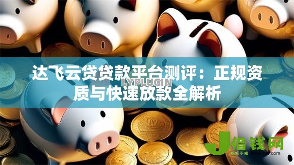 达飞云贷贷款平台测评：正规资质与快速放款全解析
