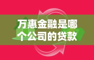 万惠金融是哪个公司的贷款平台?真实背景与产品解析 万惠金融是哪个公司的贷款平台?真实背景与产品解析