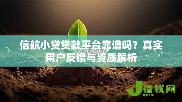 信航小贷贷款平台靠谱吗？真实用户反馈与资质解析