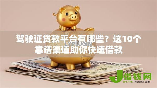驾驶证贷款平台有哪些？这10个靠谱渠道助你快速借款