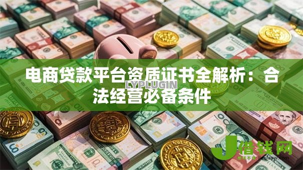 电商贷款平台资质证书全解析：合法经营必备条件
