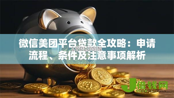 微信美团平台贷款全攻略：申请流程、条件及注意事项解析