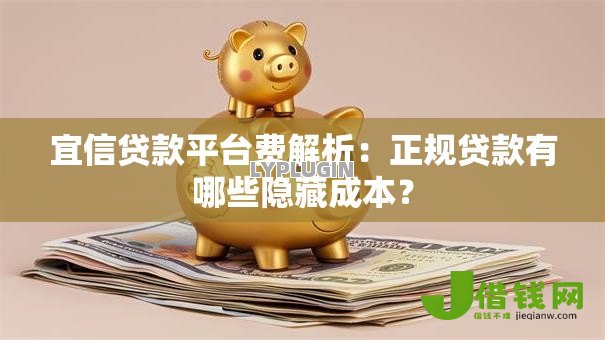 宜信贷款平台费解析：正规贷款有哪些隐藏成本？