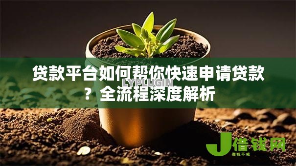 贷款平台如何帮你快速申请贷款?全流程深度解析 贷款平台如何帮你快速申请贷款?全流程深度解析