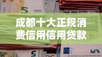 成都十大正规消费信用信用贷款平台推荐及申请攻略