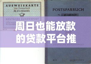周日也能放款的贷款平台推荐 解决紧急资金需求