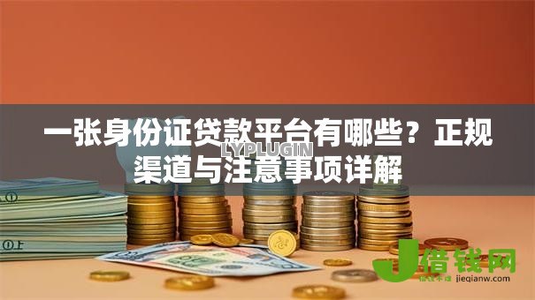 一张身份证贷款平台有哪些？正规渠道与注意事项详解