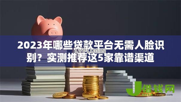 2023年哪些贷款平台无需人脸识别？实测推荐这5家靠谱渠道
