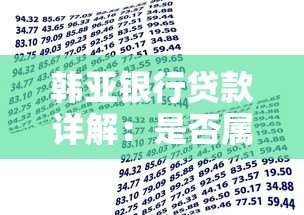 韩亚银行贷款详解：是否属于网贷平台？申请条件与流程全解析