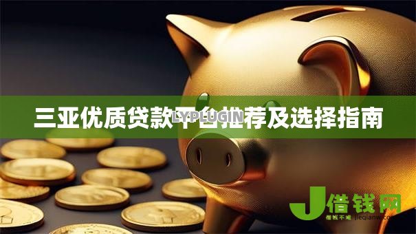 三亚优质贷款平台推荐及选择指南