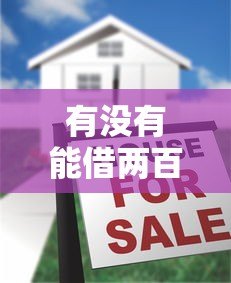 有没有能借两百的小额贷款平台？真实情况解析
