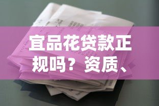 宜品花贷款正规吗？资质、利率、用户评价深度解析
