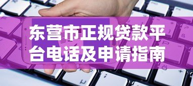 东营市正规贷款平台电话及申请指南 东营市正规贷款平台电话及申请指南