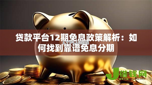 贷款平台12期免息政策解析：如何找到靠谱免息分期