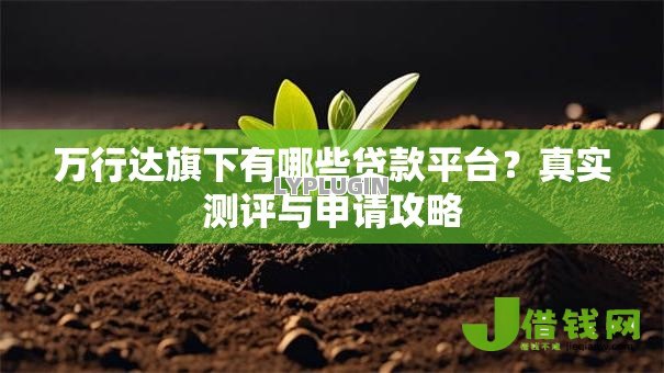 万行达旗下有哪些贷款平台？真实测评与申请攻略