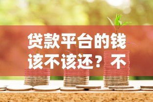 贷款平台的钱该不该还？不还款的五大后果解析