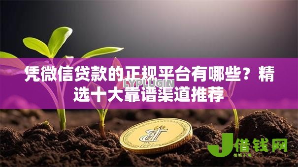 凭微信贷款的正规平台有哪些？精选十大靠谱渠道推荐