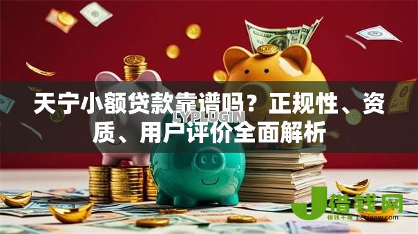 天宁小额贷款靠谱吗?正规性、资质、用户评价全面解析 天宁小额贷款靠谱吗?正规性、资质、用户评价全面解析