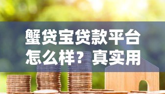 蟹贷宝贷款平台怎么样？真实用户评测+申请避坑指南