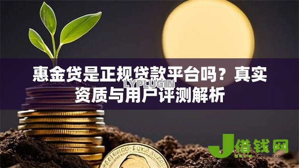 惠金贷是正规贷款平台吗?真实资质与用户评测解析 惠金贷是正规贷款平台吗?真实资质与用户评测解析