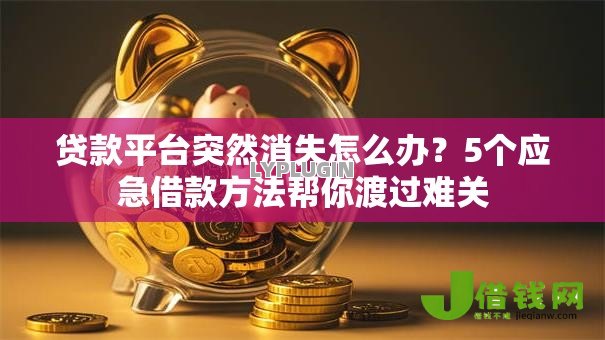 贷款平台突然消失怎么办？5个应急借款方法帮你渡过难关