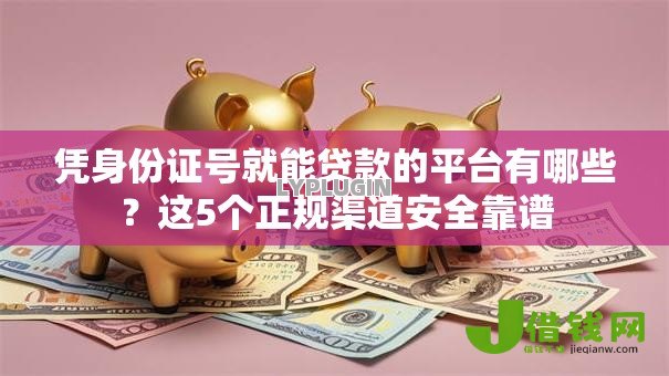 凭身份证号就能贷款的平台有哪些？这5个正规渠道安全靠谱
