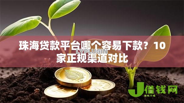 珠海贷款平台哪个容易下款？10家正规渠道对比